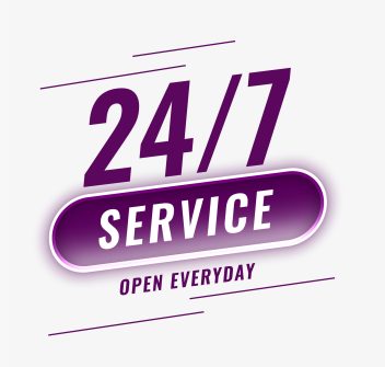 24 hours service open everyday background